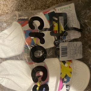 Crocs Classic Retro Floral w7 sandals